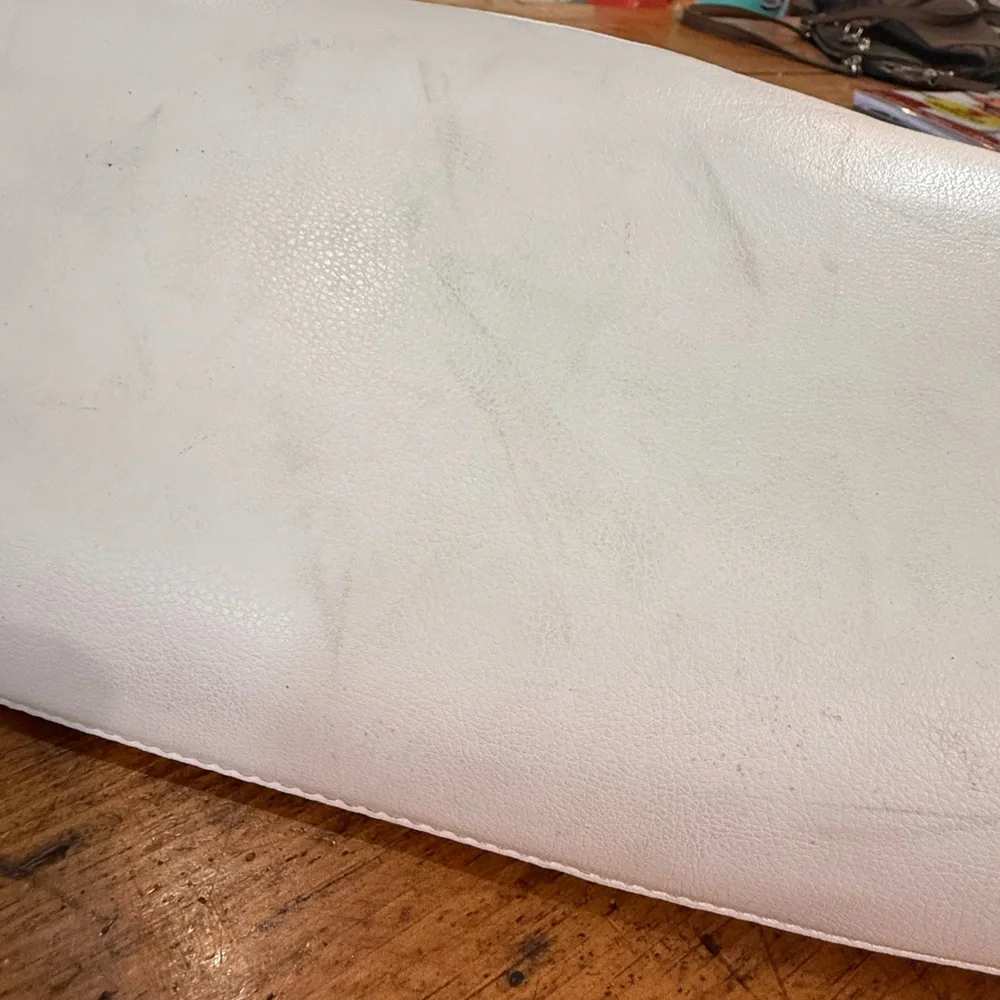 Arbonne Consultant Souvenir Purse White See-Through Mesh Plus 2  Bags Small